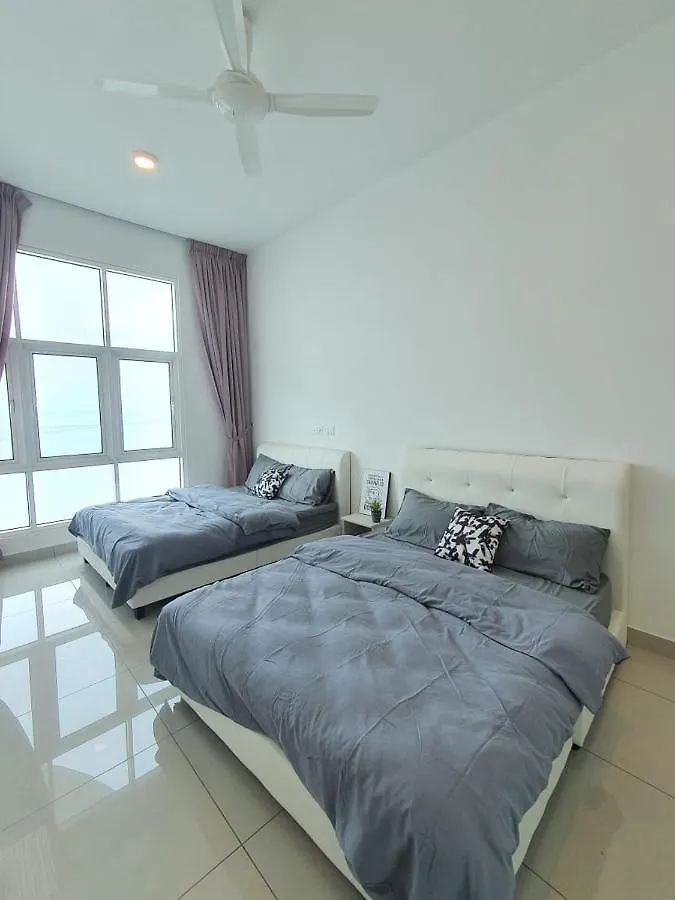 Seaview Condo 10Pax #10Minqueensbay #15Minspice Bayan Lepas 0*,  Malaysia